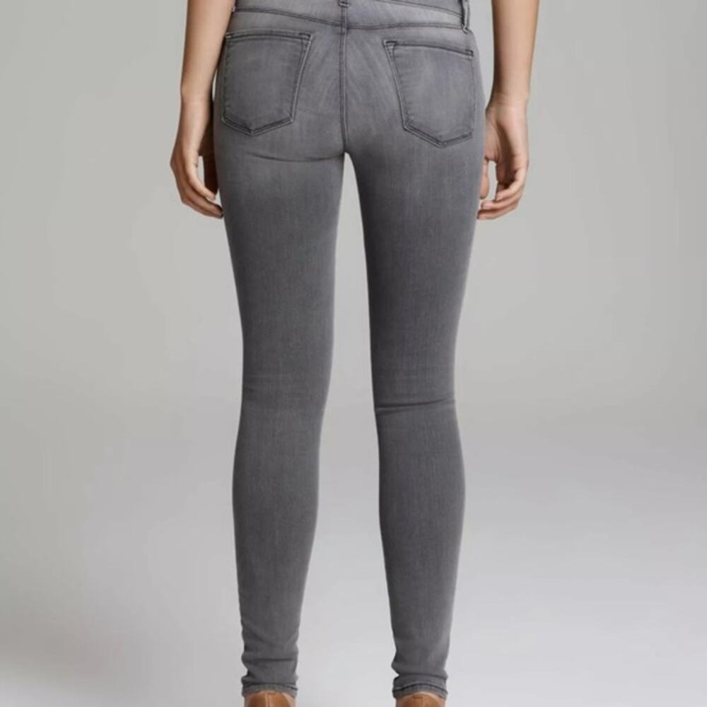 J Brand Super Skinny Onyx Gray Jeans - Size 26 - Premium Stretch Denim - Picture 5 of 10